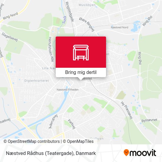 Næstved Rådhus (Teatergade) kort
