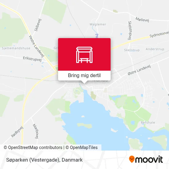 Søparken (Vestergade) kort