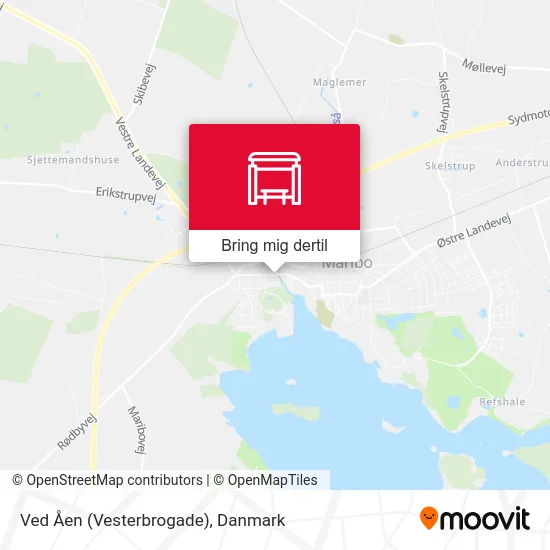 Ved Åen (Vesterbrogade) kort
