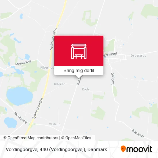Vordingborgvej 440 kort