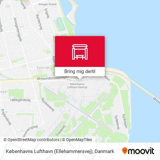 Københavns Lufthavn (Ellehammersvej) kort