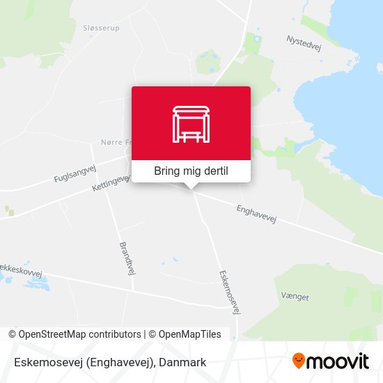 Eskemosevej (Enghavevej) kort