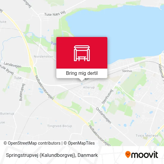 Springstrupvej (Kalundborgvej) kort