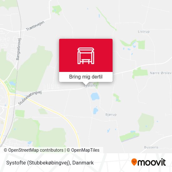 Systofte (Stubbekøbingvej) kort