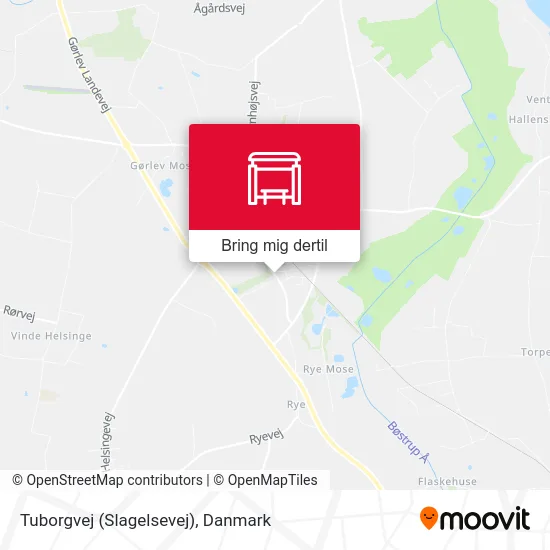 Tuborgvej (Slagelsevej) kort