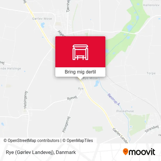 Rye (Gørlev Landevej) kort