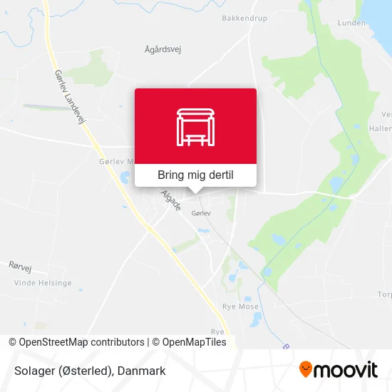 Solager (Østerled) kort