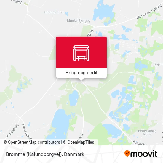 Bromme (Kalundborgvej) kort