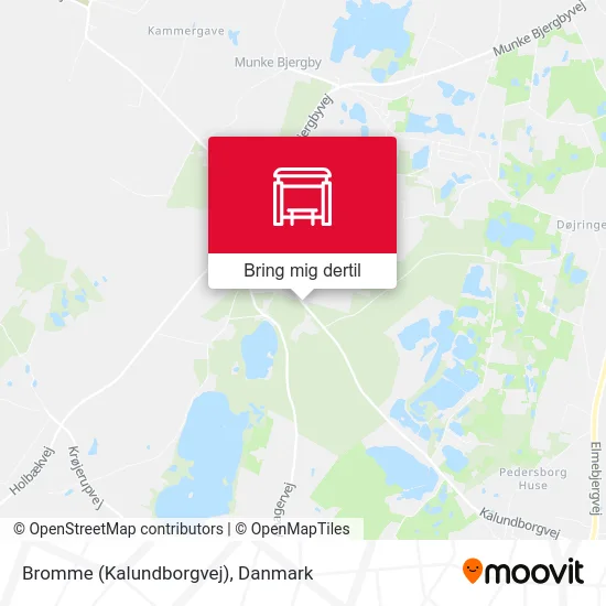 Bromme (Kalundborgvej) kort