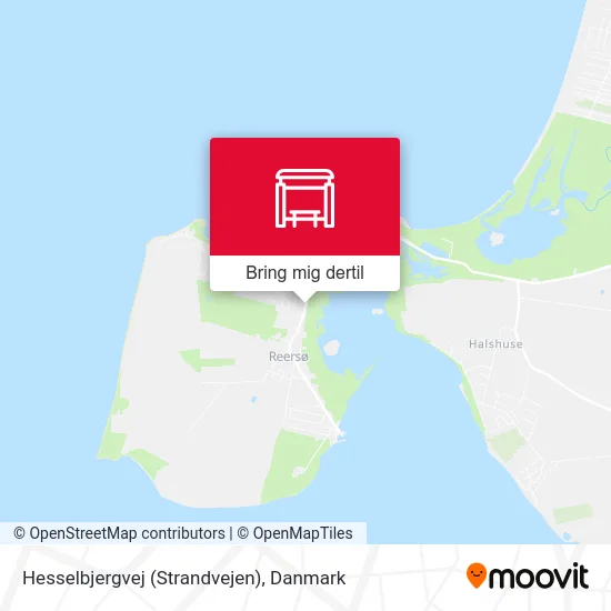 Hesselbjergvej (Strandvejen) kort