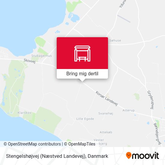 Stengelshøjvej (Næstved Landevej) kort
