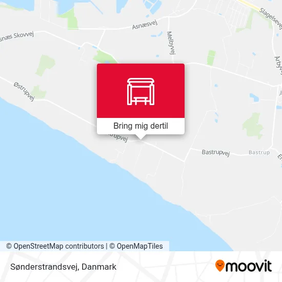 Sønderstrandsvej kort