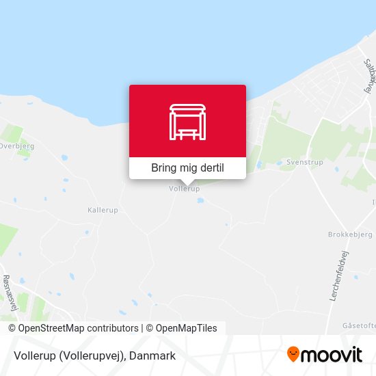 Vollerup (Vollerupvej) kort