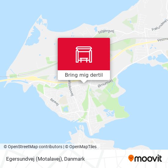 Egersundvej (Motalavej) kort