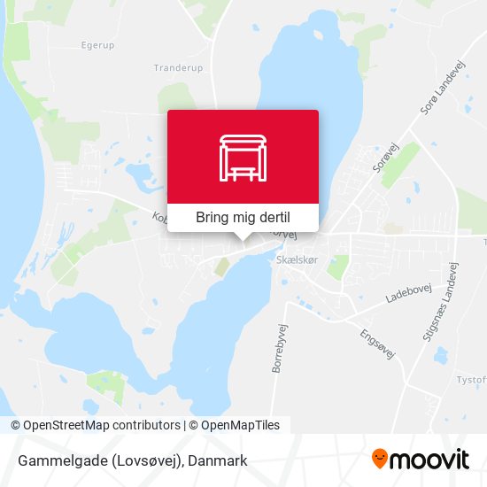 Gammelgade (Lovsøvej) kort