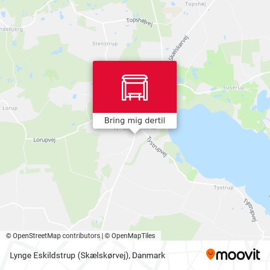 Lynge Eskildstrup (Skælskørvej) kort