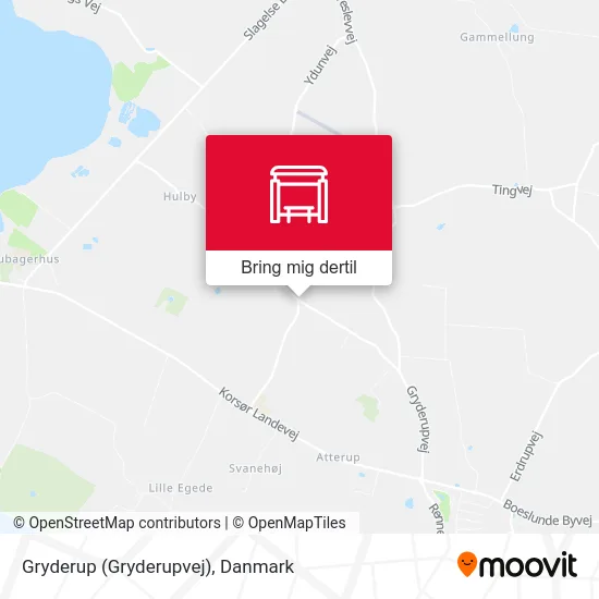 Gryderup (Gryderupvej) kort