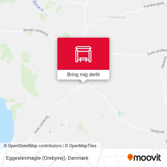 Eggeslevmagle (Orebyvej) kort