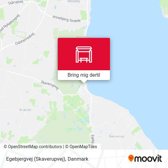 Egebjergvej (Skaverupvej) kort