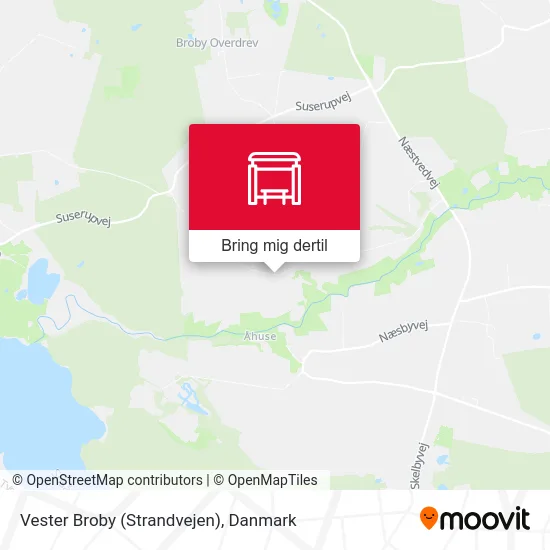 Vester Broby (Strandvejen) kort