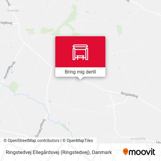Ringstedvej Ellegårdsvej kort