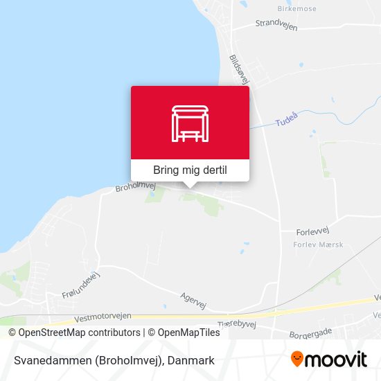 Svanedammen (Broholmvej) kort