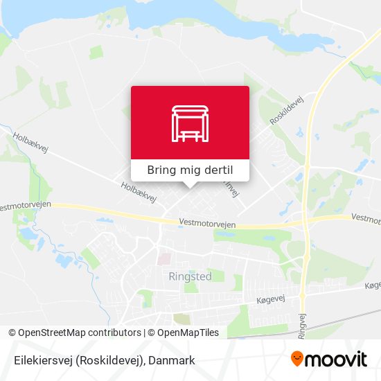 Eilekiersvej (Roskildevej) kort