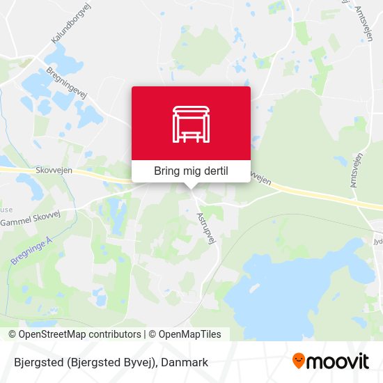 Bjergsted (Bjergsted Byvej) kort