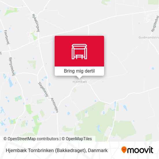 Hjembæk Tornbrinken (Bakkedraget) kort