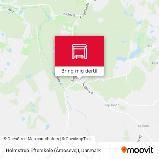 Holmstrup Efterskole (Åmosevej) kort
