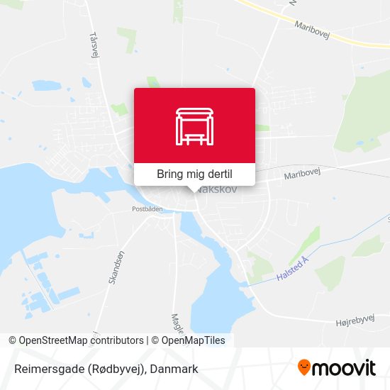 Reimersgade (Rødbyvej) kort