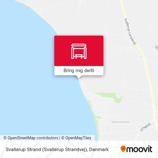 Svallerup Strand (Svallerup Strandvej) kort