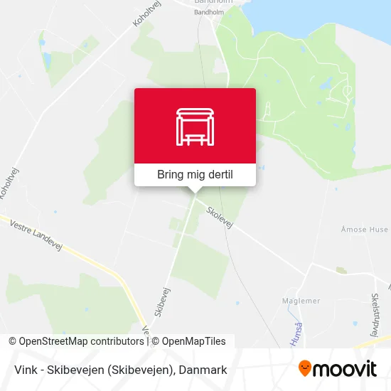 Vink - Skibevejen kort