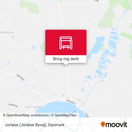 Jorløse (Jorløse Byvej) kort