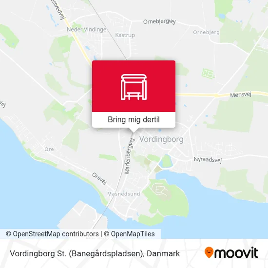 Vordingborg St. (Banegårdspladsen) kort