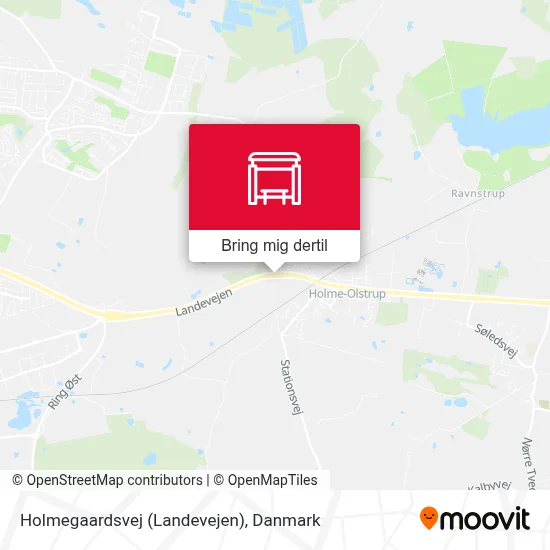 Holmegaardsvej (Landevejen) kort
