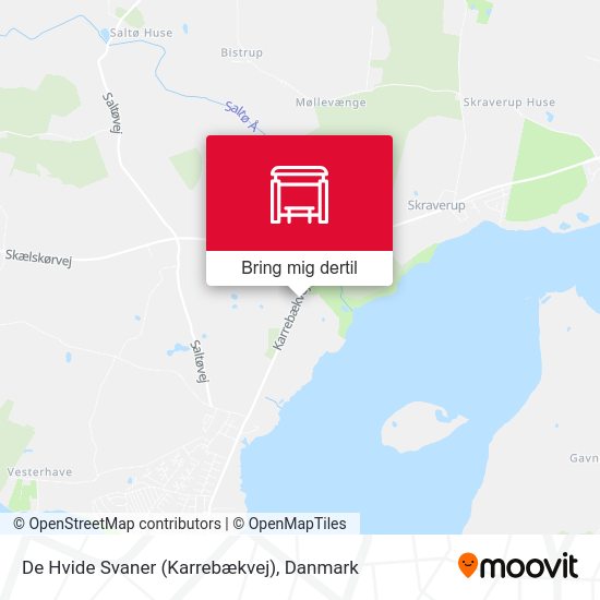 De Hvide Svaner (Karrebækvej) kort