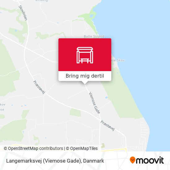 Langemarksvej (Viemose Gade) kort