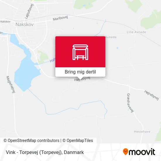 Vink - Torpevej kort