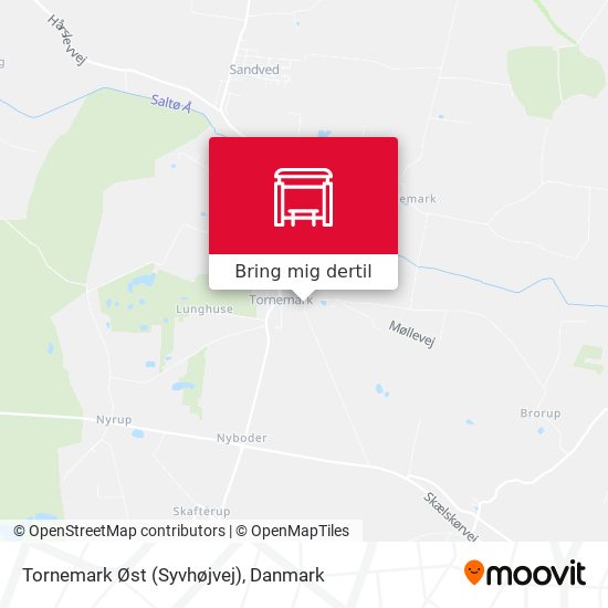 Tornemark Øst (Syvhøjvej) kort