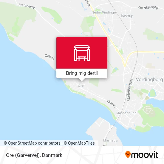 Ore (Garvervej) kort