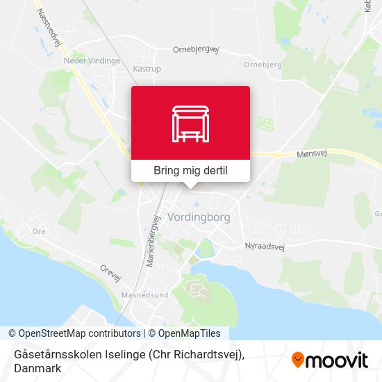 Gåsetårnsskolen Iselinge (Chr Richardtsvej) kort