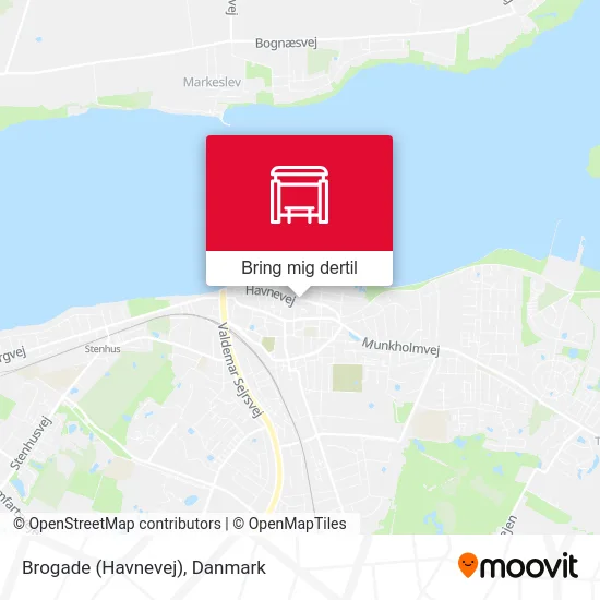 Brogade (Havnevej) kort