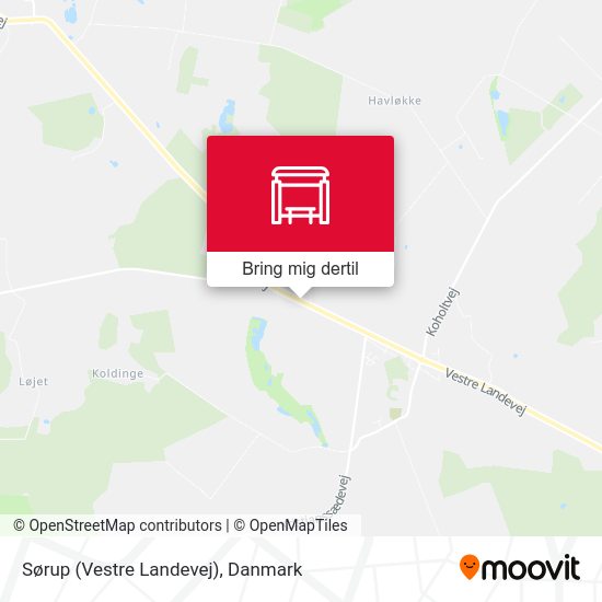Sørup (Vestre Landevej) kort