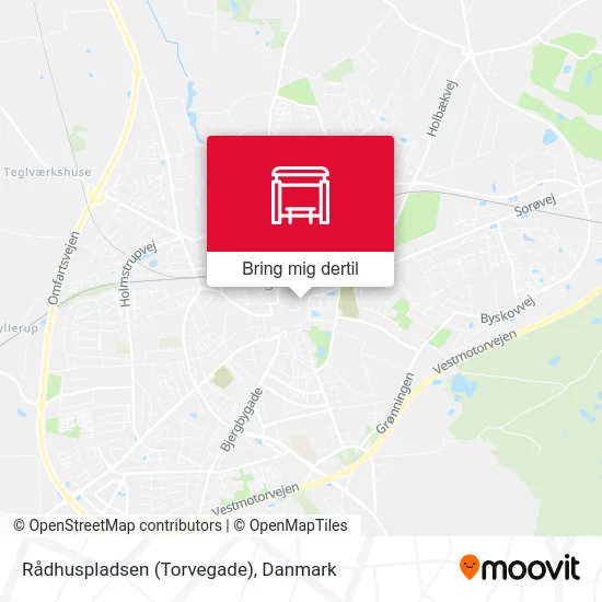 Rådhuspladsen (Torvegade) kort