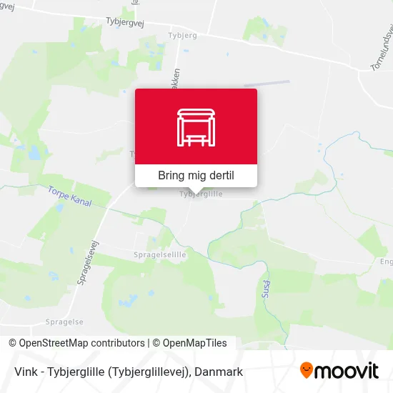 Vink - Tybjerglille (Tybjerglillevej) kort