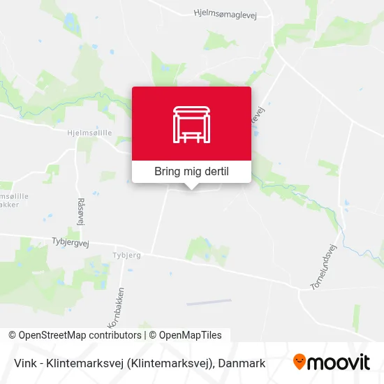 Vink - Klintemarksvej kort