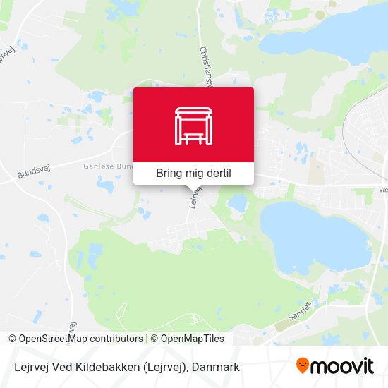 Lejrvej Ved Kildebakken kort