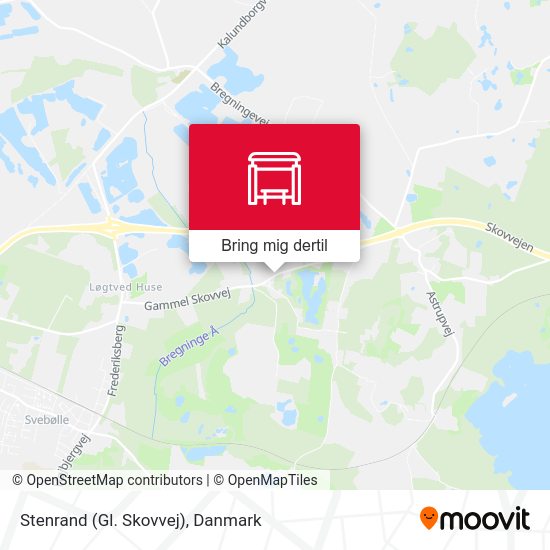 Stenrand (Gl. Skovvej) kort