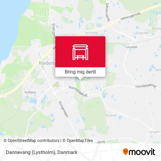 Dannevang (Lystholm) kort